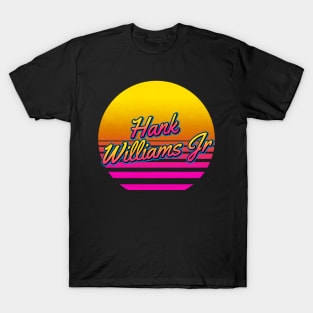 Williams Jr Personalized Name Birthday Retro 80s Styled Gift T-Shirt